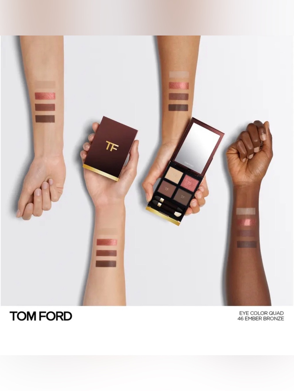 Tom Ford Runway Eye Color Quad Crème - 45 Ember Rose - Picture 3 of 8